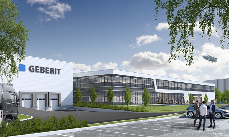 GEBERIT - Greenfield 40 - production site and office building